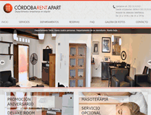 Tablet Screenshot of cordobarentapart.com